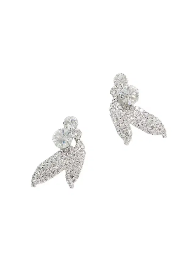 Alvara Silver-plated Crystal Earrings