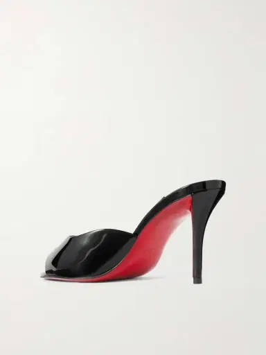 Christian Louboutin Miss Z 80 Patent-leather Mules | Thumbnail 3 Christian Louboutin Miss Z 80 Patent-leather Mules | Thumbnail 3