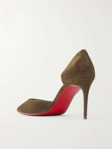 Christian Louboutin Iriza 85 Suede Pumps | Thumbnail 3 Christian Louboutin Iriza 85 Suede Pumps | Thumbnail 3