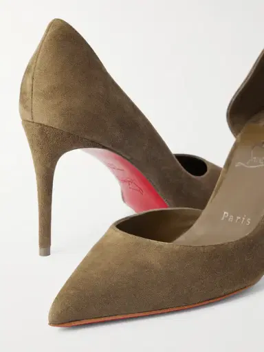 Christian Louboutin Iriza 85 Suede Pumps | Thumbnail 4 Christian Louboutin Iriza 85 Suede Pumps | Thumbnail 4