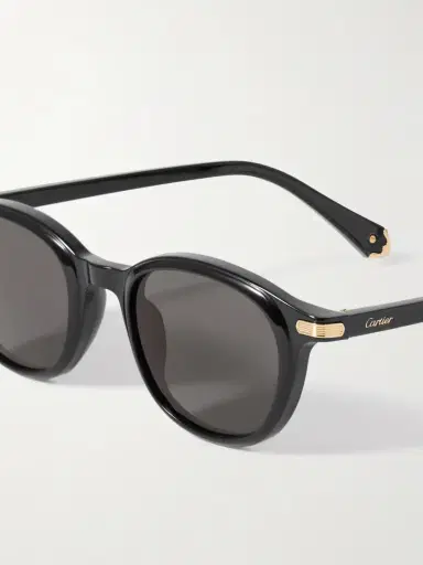 Cartier Eyewear Godron De Cartier D-frame Acetate Sunglasses | Thumbnail 4