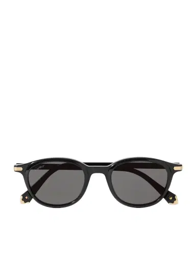 Cartier Eyewear Godron De Cartier D-frame Acetate Sunglasses | Thumbnail 1