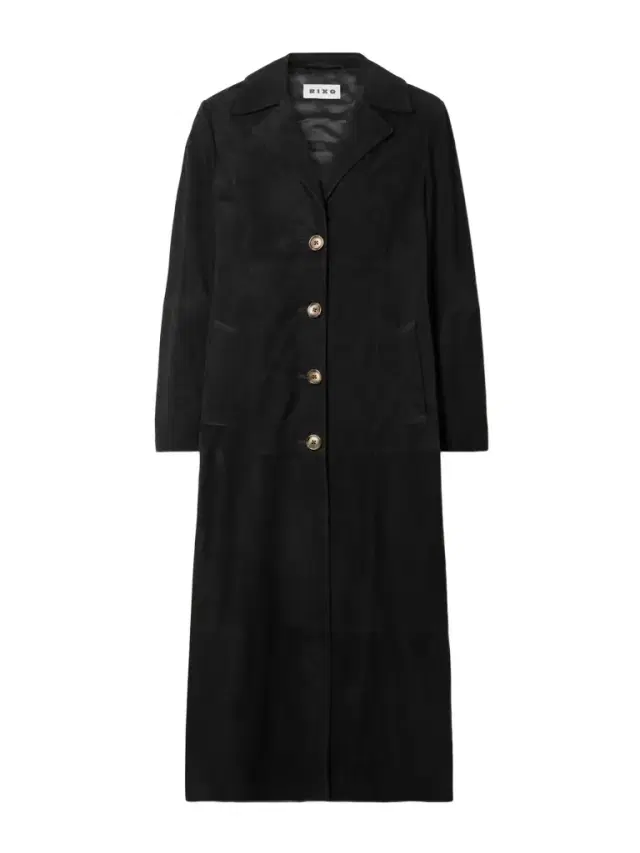 Astraea Paneled Suede Coat