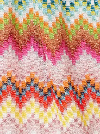 Missoni Mare Cropped Striped Metallic Crochet-knit Halterneck Top | Thumbnail 4 Missoni Mare Cropped Striped Metallic Crochet-knit Halterneck Top | Thumbnail 4