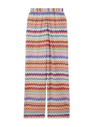 Missoni Mare Striped Metallic Crochet-knit Wide-leg Pants | Thumbnail 1