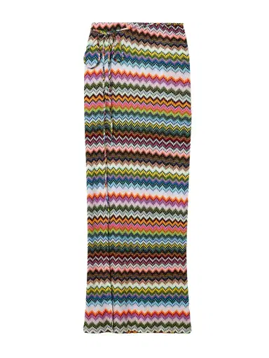 Missoni Mare Striped Metallic Crochet-knit Maxi Wrap Skirt | Thumbnail 1 Missoni Mare Striped Metallic Crochet-knit Maxi Wrap Skirt | Thumbnail 1