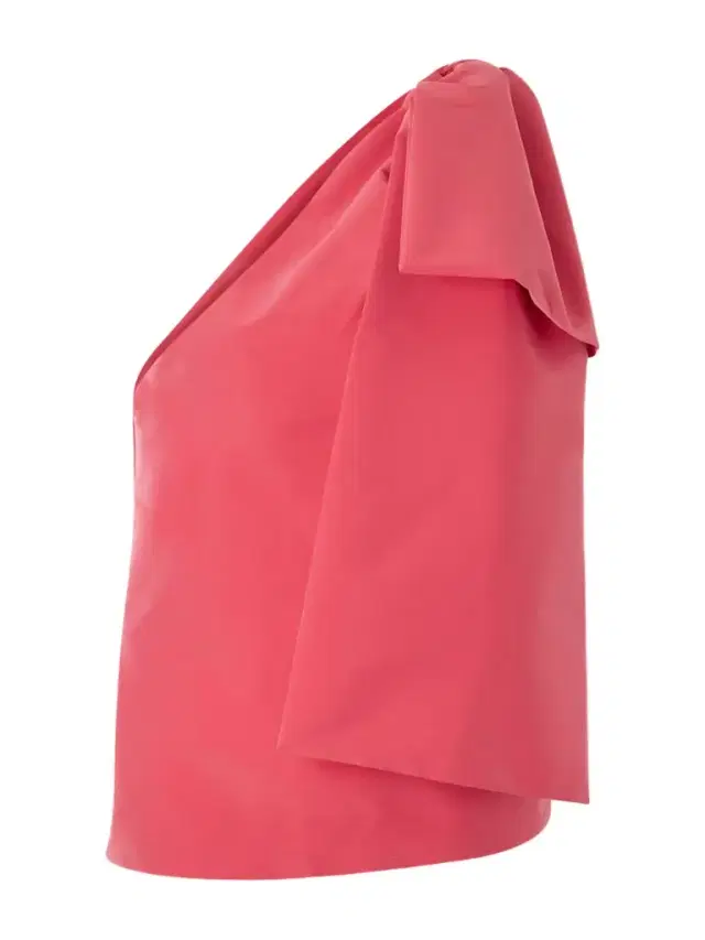 Winnie One-shoulder Bow-detailed Taffeta Top