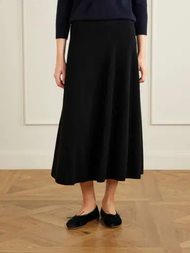 The Row Masini Cashmere-blend Midi Skirt | Thumbnail 3 The Row Masini Cashmere-blend Midi Skirt | Thumbnail 3