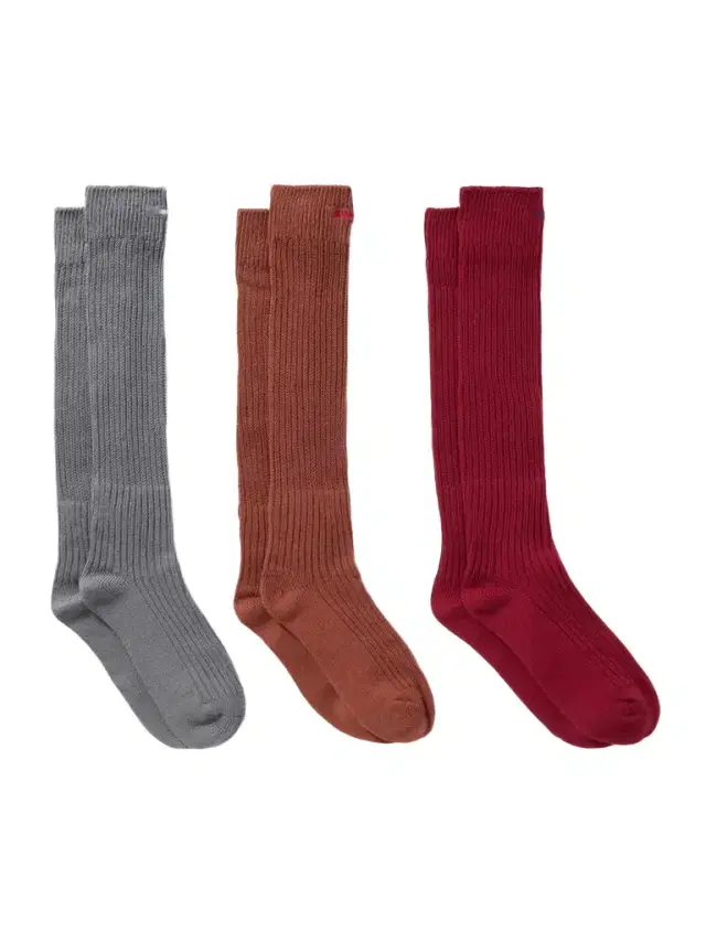 Pack Of Three Embroidered Cotton-blend Socks