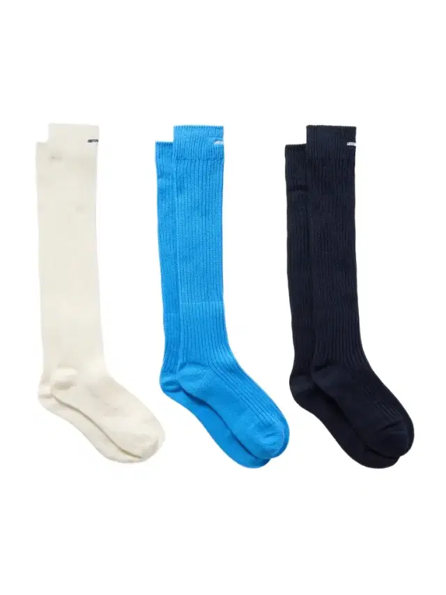 Pack Of Three Embroidered Cotton-blend Socks