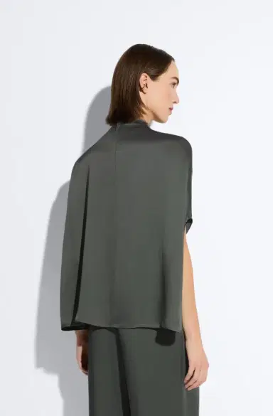 LAPOINTE Satin Cape Tee | Thumbnail 2 LAPOINTE Satin Cape Tee | Thumbnail 2