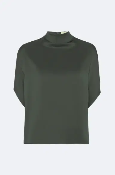 LAPOINTE Satin Cape Tee | Thumbnail 4 LAPOINTE Satin Cape Tee | Thumbnail 4
