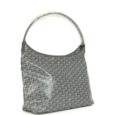 goyard Goyard Goyardine Grey Boheme Hobo Bag Palladium Hardware | Thumbnail 2 goyard Goyard Goyardine Grey Boheme Hobo Bag Palladium Hardware | Thumbnail 2