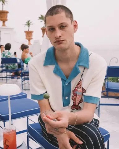 Emporio Sirenuse Le Sirenuse Pop-Over Shirt | Thumbnail 2