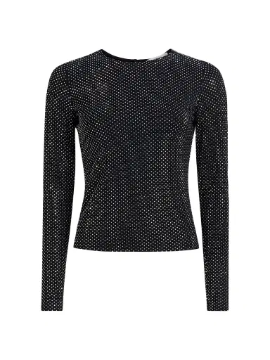 Frame Women's Rhinestone-Embellished Jersey Top | Thumbnail 1 Frame Women's Rhinestone-Embellished Jersey Top | Thumbnail 1
