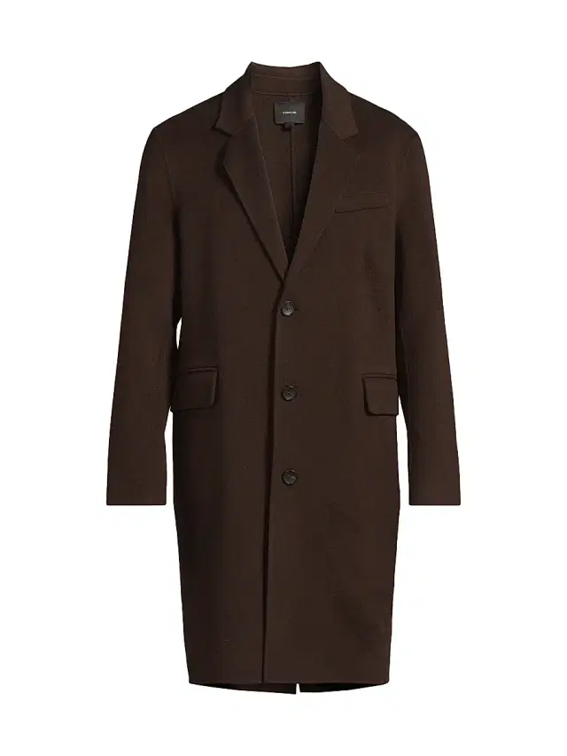 Vince Men's Splittable Single-Breasted Topcoat - Mission