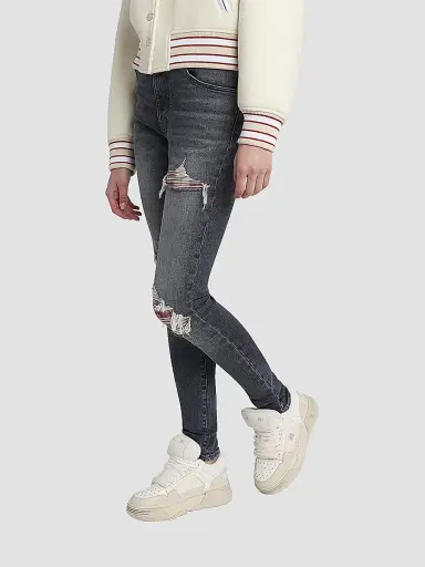 AMIRI Women's MA-1 Mesh & Leather Chunky Sneakers - Light Beige - Size 6 | Thumbnail 2 AMIRI Women's MA-1 Mesh & Leather Chunky Sneakers - Light Beige - Size 6 | Thumbnail 2