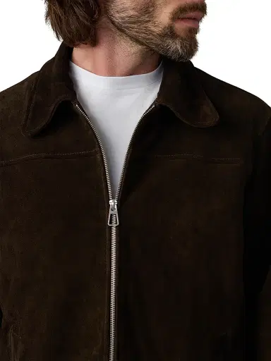 Joe's Jeans Men's Suede Zip-Front Jacket | Thumbnail 6 Joe's Jeans Men's Suede Zip-Front Jacket | Thumbnail 6