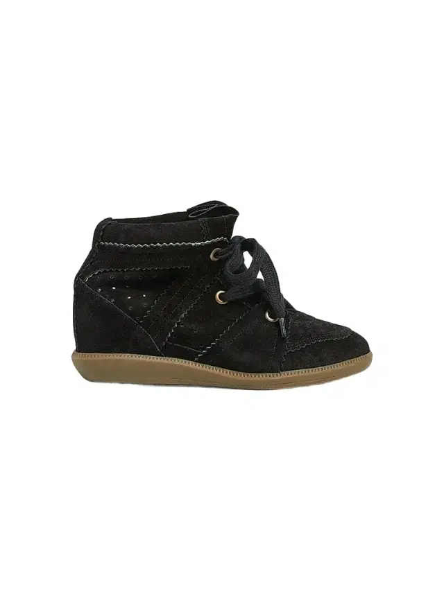 Isabel Marant Women's Bobby 50MM Suede Sneakers - Black