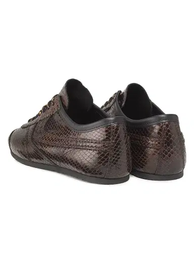 Dries Van Noten Women's Snake-Embossed Leather Sneakers | Thumbnail 3 Dries Van Noten Women's Snake-Embossed Leather Sneakers | Thumbnail 3