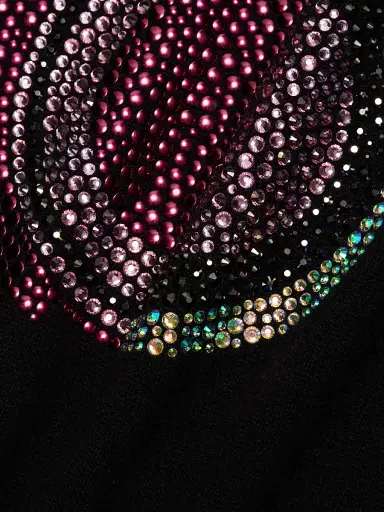Libertine Women's Sonia Crystal-Embellished Cashmere Sweater - Black Blk - Size Large | Thumbnail 7