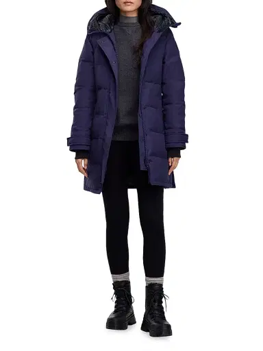 Canada Goose Women's Shelburne Hooded Down Parka - Future Dusk Crepuscule Futur | Thumbnail 2 Canada Goose Women's Shelburne Hooded Down Parka - Future Dusk Crepuscule Futur | Thumbnail 2