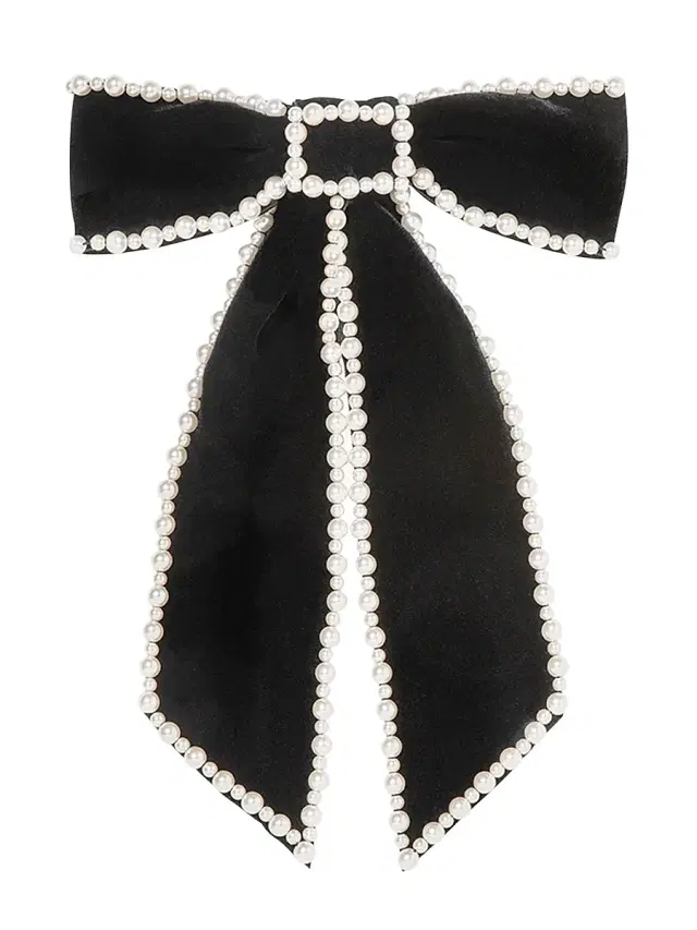 Women's Lennox Bow Barrette - Black