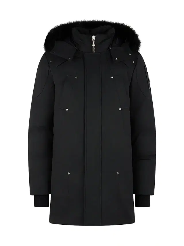 Moose Knuckles Men's Originals Stirling Parka - Black - Size Medium