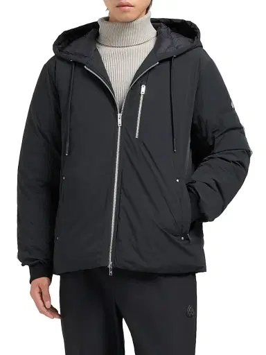 Moose Knuckles Men's Lightweight Northdale Down Hooded Jacket | Thumbnail 4 Moose Knuckles Men's Lightweight Northdale Down Hooded Jacket | Thumbnail 4