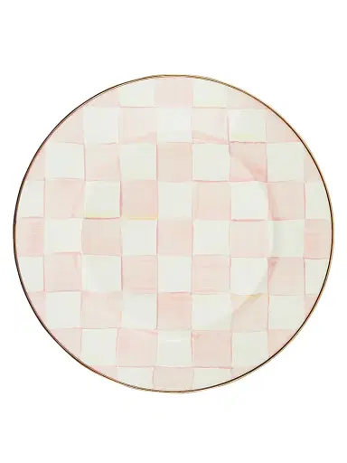 MacKenzie-Childs Rosy Check Enamel Dinner Plate | Thumbnail 1 MacKenzie-Childs Rosy Check Enamel Dinner Plate | Thumbnail 1