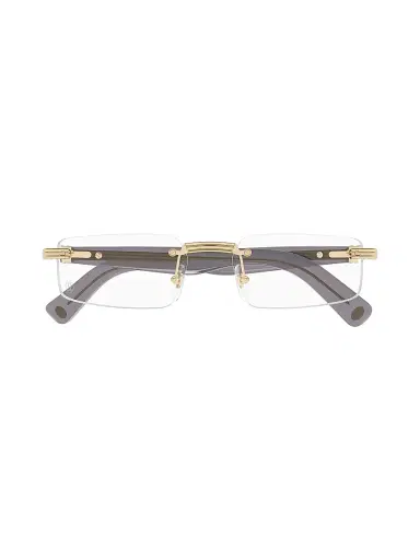 Cartier Men's Première de 55MM 24K-Gold-Plated Rectangular Rimless Eyeglasses | Thumbnail 2