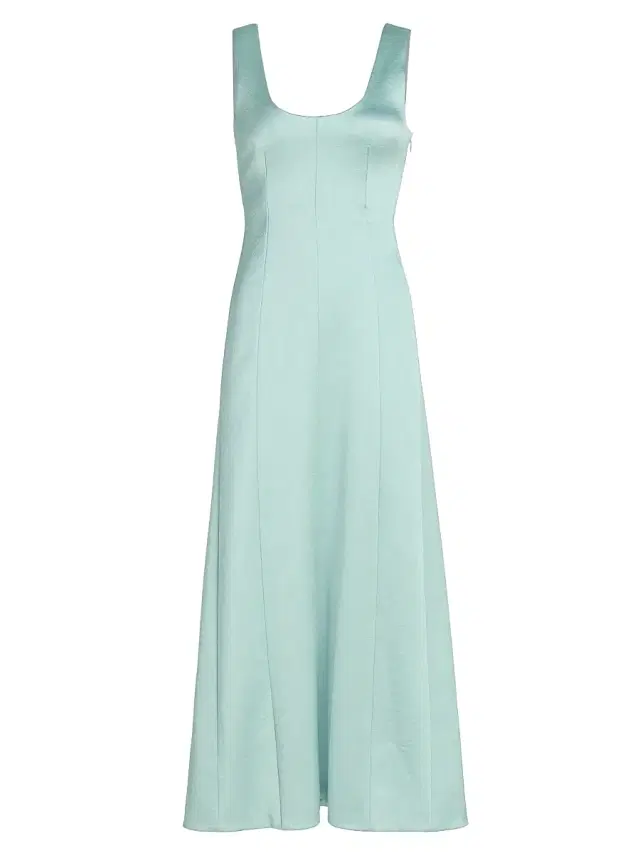 Proenza Schouler White Label Women's White Label Isabelle Crepe Midi-Dress - Sea Glass
