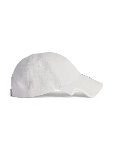 Balenciaga Men's Cursive Cap - Dirty White - Size Medium | Thumbnail 3 Balenciaga Men's Cursive Cap - Dirty White - Size Medium | Thumbnail 3