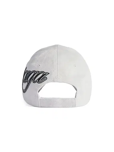 Balenciaga Men's Cursive Cap - Dirty White - Size Medium | Thumbnail 4 Balenciaga Men's Cursive Cap - Dirty White - Size Medium | Thumbnail 4