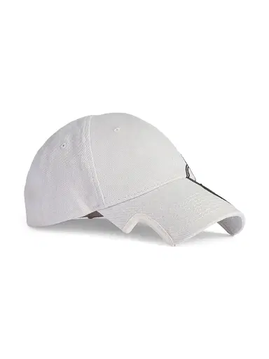 Balenciaga Men's Cursive Cap - Dirty White - Size Medium | Thumbnail 1 Balenciaga Men's Cursive Cap - Dirty White - Size Medium | Thumbnail 1
