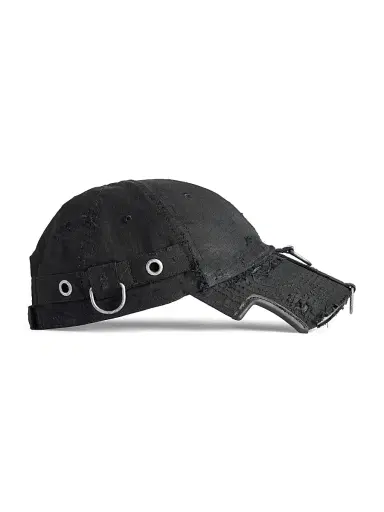Balenciaga Men's D-Ring Cargo Cap | Thumbnail 3 Balenciaga Men's D-Ring Cargo Cap | Thumbnail 3