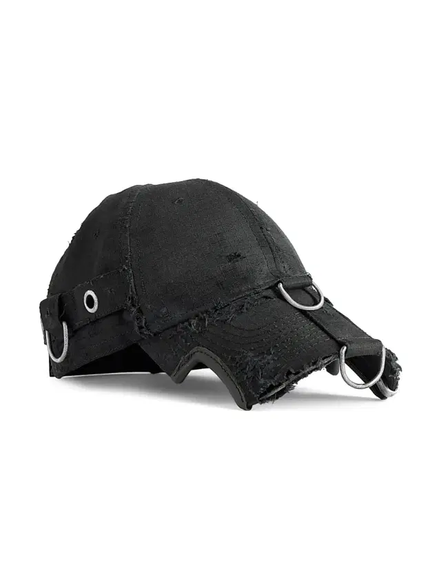 Men's D-Ring Cargo Cap - Black