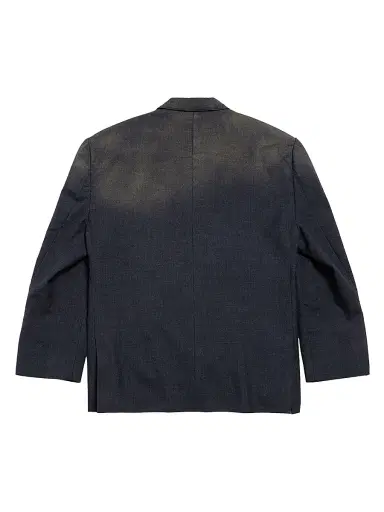 Balenciaga Men's Faded Tailored Large Fit Jacket - Anthracite | Thumbnail 2