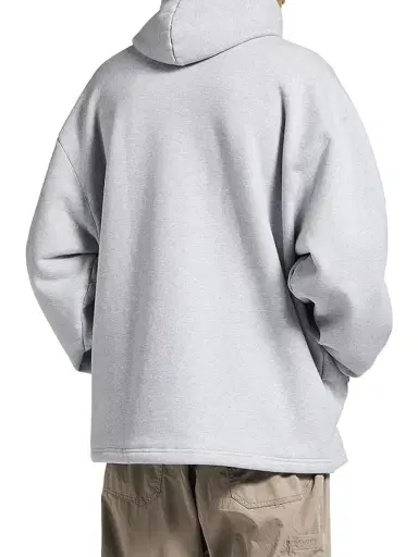 Balenciaga Men's Lion Outerwear Zip-Up Hoodie - Light Heather Grey - Size XS | Thumbnail 4 Balenciaga Men's Lion Outerwear Zip-Up Hoodie - Light Heather Grey - Size XS | Thumbnail 4