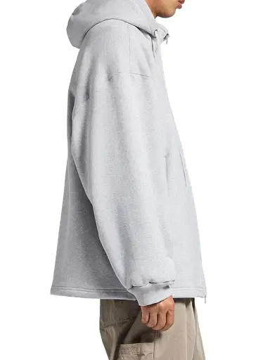 Balenciaga Men's Lion Outerwear Zip-Up Hoodie - Light Heather Grey - Size XS | Thumbnail 5 Balenciaga Men's Lion Outerwear Zip-Up Hoodie - Light Heather Grey - Size XS | Thumbnail 5