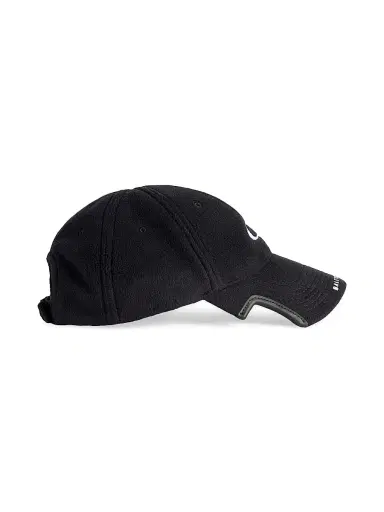 Balenciaga Men's Fleece Cap - New Black - Size Large | Thumbnail 3 Balenciaga Men's Fleece Cap - New Black - Size Large | Thumbnail 3