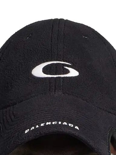 Balenciaga Men's Fleece Cap - New Black - Size Large | Thumbnail 5 Balenciaga Men's Fleece Cap - New Black - Size Large | Thumbnail 5