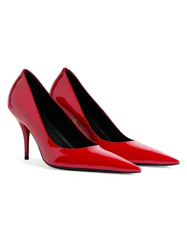 Balenciaga Women's Avenue 90MM Patent Leather Pumps | Thumbnail 2 Balenciaga Women's Avenue 90MM Patent Leather Pumps | Thumbnail 2