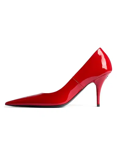 Balenciaga Women's Avenue 90MM Patent Leather Pumps | Thumbnail 4 Balenciaga Women's Avenue 90MM Patent Leather Pumps | Thumbnail 4