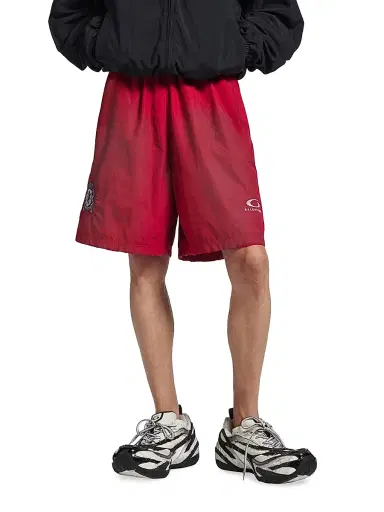 Balenciaga Men's Outerwear Shorts - Lipstick Red - Size XS | Thumbnail 2