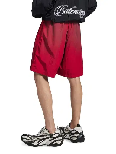 Balenciaga Men's Outerwear Shorts - Lipstick Red - Size XS | Thumbnail 3