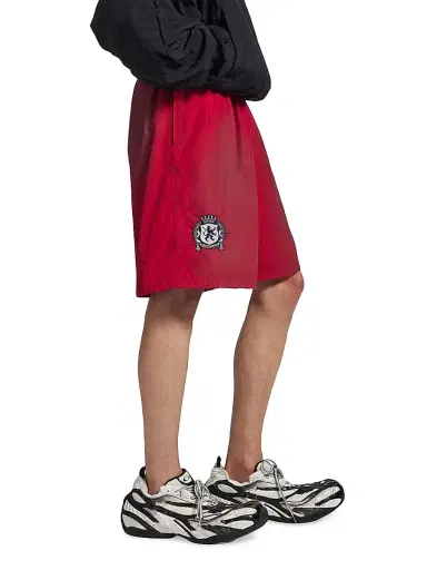 Balenciaga Men's Outerwear Shorts - Lipstick Red - Size XS | Thumbnail 4
