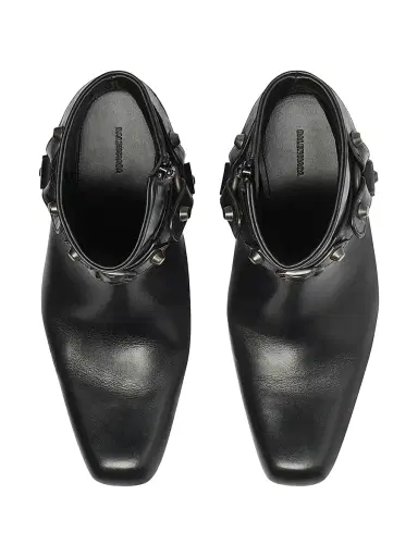 Balenciaga Women's Memphis Booties with Harness - Black - Size 11 | Thumbnail 5