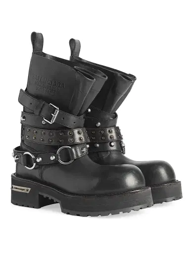 Balenciaga Men's Venom City Booties - Black | Thumbnail 2 Balenciaga Men's Venom City Booties - Black | Thumbnail 2