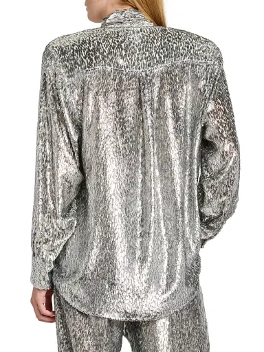 Stella McCartney Women's Fil Coupe Leopard-Print Shirt | Thumbnail 5 Stella McCartney Women's Fil Coupe Leopard-Print Shirt | Thumbnail 5